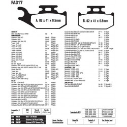 Колодки тормозные EBC TT-Serie FA317TT