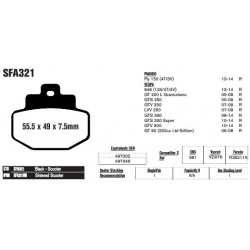 Колодки тормозные EBC HH-Serie SFA321HH