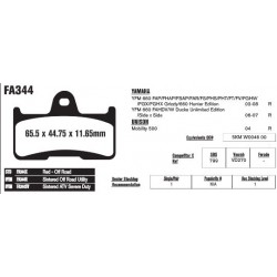 Колодки тормозные EBC R-Serie FA344R