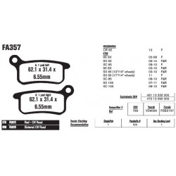 Колодки тормозные EBC R-Serie FA357R