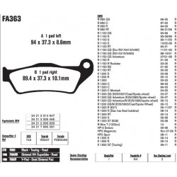 Колодки тормозные EBC Standard FA363