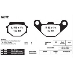 Колодки тормозные EBC R-Serie FA372R