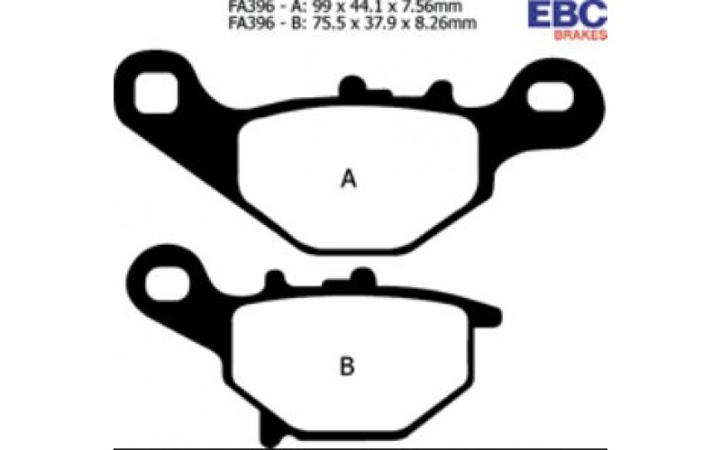 Колодки тормозные EBC HH-Serie SFA396HH