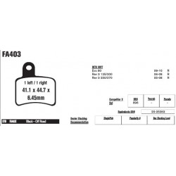 Колодки тормозные EBC Standard FA403