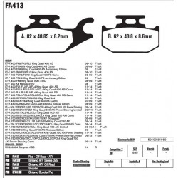 Колодки тормозные EBC HH-Serie SFA413HH