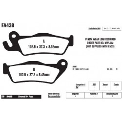 Колодки тормозные EBC HH-Serie FA438HH