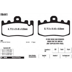 Колодки тормозные EBC HH-Serie FA441HH