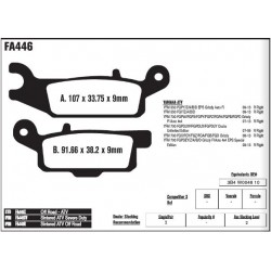 Колодки тормозные EBC off road для ATV Yamaha YFM Grizzly, Standard FA446R (3B4-W0046-10-00)