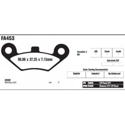 Колодки тормозные EBC R-Serie FA453R