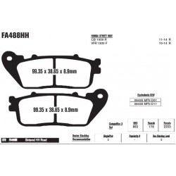 Колодки тормозные EBC HH-Serie FA488HH