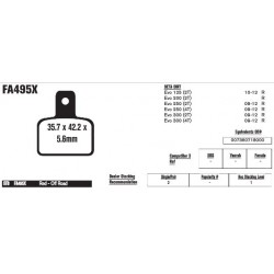 Колодки тормозные EBC Standard FA495