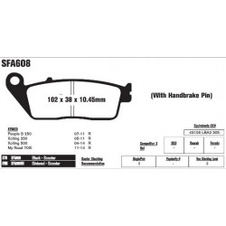 Колодки тормозные EBC HH-Serie SFA608HH