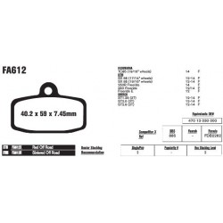 Колодки тормозные EBC R-Serie FA612R