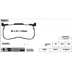 Колодки тормозные EBC Standard FA641