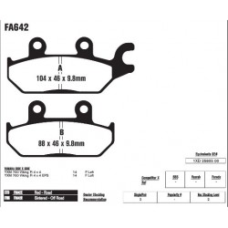 Колодки тормозные EBC Standard FA642TT