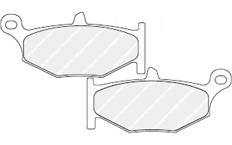 Колодки тормозные Ferodo для Suzuki Organic Brake Pads FDB2213P (69101-44830, 69101-44810, 69100-15820, 69101-44820, 69100-15830)