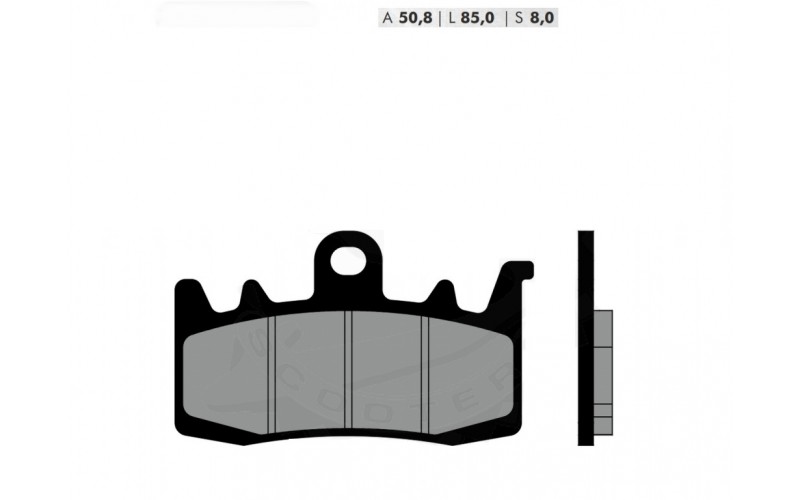 Колодки тормозные стандартные Novascoot для Aprilia, BMW, Kymco, Brake pads FT3145 (B044601, 2B012147, 2B002007, 2B000214, 45105-LGC6-305, 34118535158, 34118548028, 61341021A, FA630)