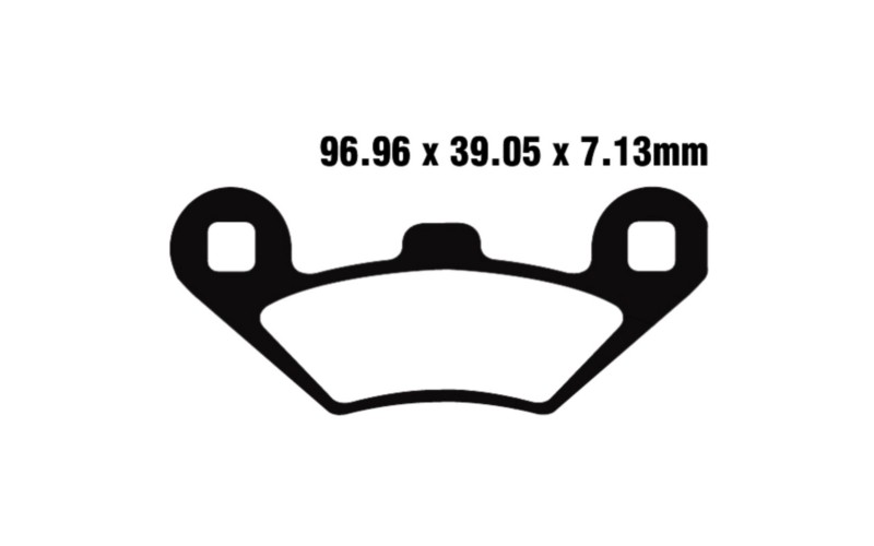 Колодки тормозные Novascoot для Peugeot Metropolis, Polaris Sportsman, Linhai, BRAKE PADS FT3157 (786764, FA159, 732.54.26, 2202412, 2200645, 2200901, 2201149, 2201398, 1910678, 1910333