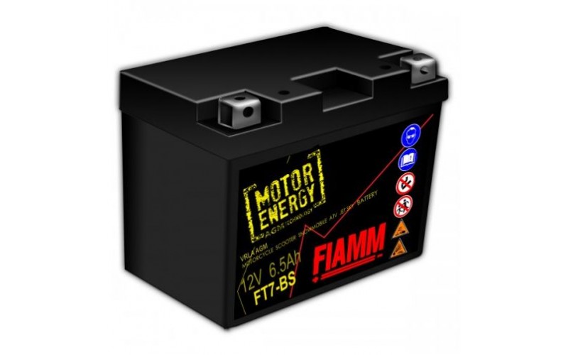 Аккумуляторная батарея Fiamm Motor Energy AGM Technology FT7-BS, 12V 6.5Ah L+