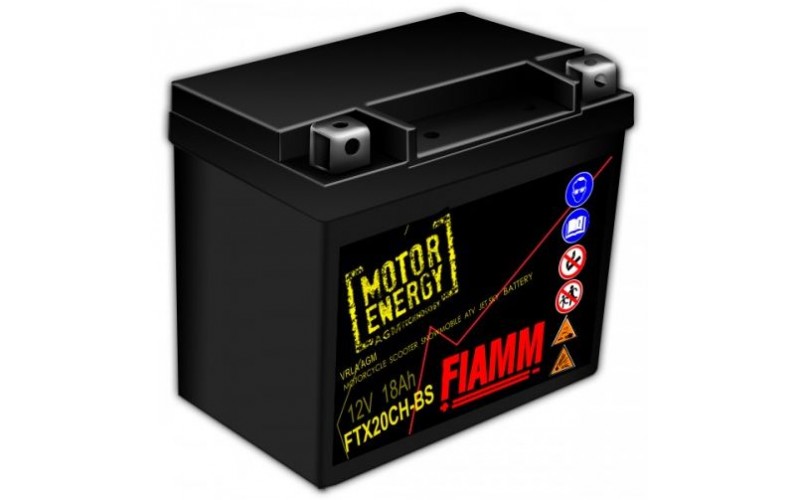 Аккумуляторная батарея Fiamm Motor Energy AGM Technology FTX20CH-BS, 12V 18Ah L+