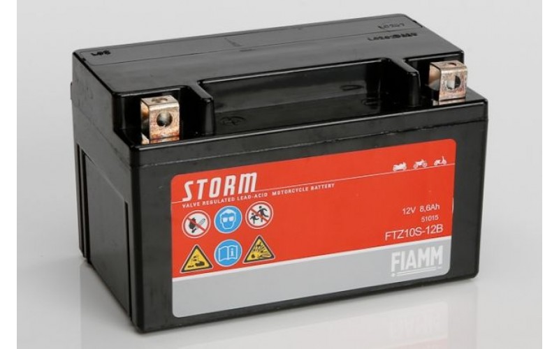 Аккумуляторная батарея Fiamm Motor Energy AGM Technology FTZ10S-12B, 12V 8.6Ah L+