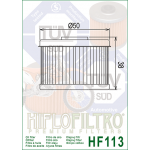 Фильтр масляный Hiflo для Honda, oil filter HF113 (15412-HM5-010, 15412-HM5-A10)