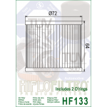 Фильтр масляный Hiflo для Suzuki, oil filter HF133 (16500-45810, 16500-45820, 16510-45040)