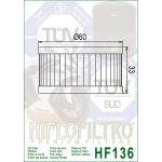 Фильтр масляный Hiflo для Suzuki, oil filter HF136 (16510-38240)