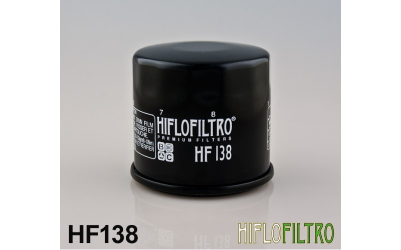 Фильтр масляный Hiflo для Suzuki, oil filter HF138 (16510-03G00, 16510-03G00-X07, 16510-06B00, 16510-06B01, 16510-34E00, 16510-07J00)