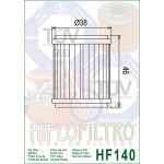 Фильтр масляный Hiflo для Yamaha, oil filter HF140 (1S4-E3440-00-00, 38B-E3440-00-00, 5D3-13440-00-00, 5D3-13440-01-00, 5D3-13440-02-00, 5D3-13440-09-00)
