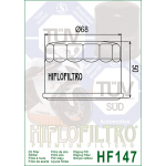 Фильтр масляный Hiflo для Yamaha, Kymco, oil filter HF147 (1541A-LBA2-E00,  5DM-13440-00-00, B16-E3440-00-00)