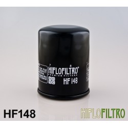 Фильтр масляный Hiflo для Honda, Mercury, TGB, Yamaha, oil filter HF148 (15400-PLM-A01PE, 15400-PLM-A02, 5JW-13440-00-00)