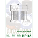 Фильтр масляный Hiflo для Aprilia, BMW, oil filter HF185 (AP0256451, AP0256450, 11417651414, 11417672166)