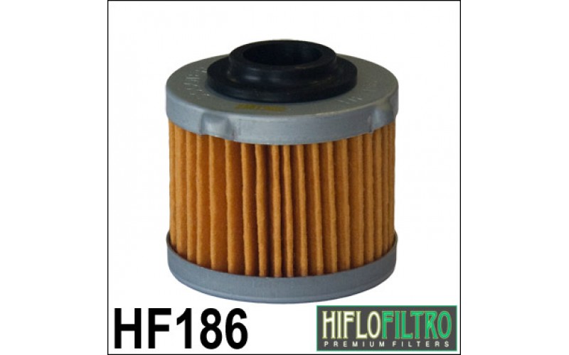 Фильтр масляный Hiflo для Aprilia Scarabeo 125-200 Light, oil filter HF186 (AP3HAA000309)