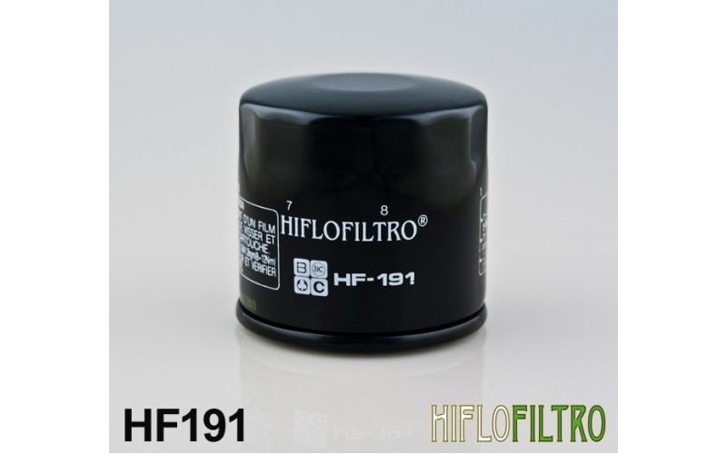 Фильтр масляный Hiflo для Triumph, Peugeot, oil filter HF191 (T1210200, 1177811700)