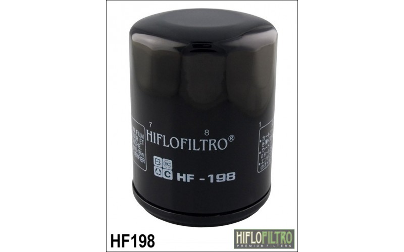 Фильтр масляный Hiflo для Polaris, oil filter HF198 (2540086, 2540122)