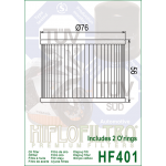 Фильтр масляный Hiflo для Honda, Kawasaki, Yamaha, oil filter HF401