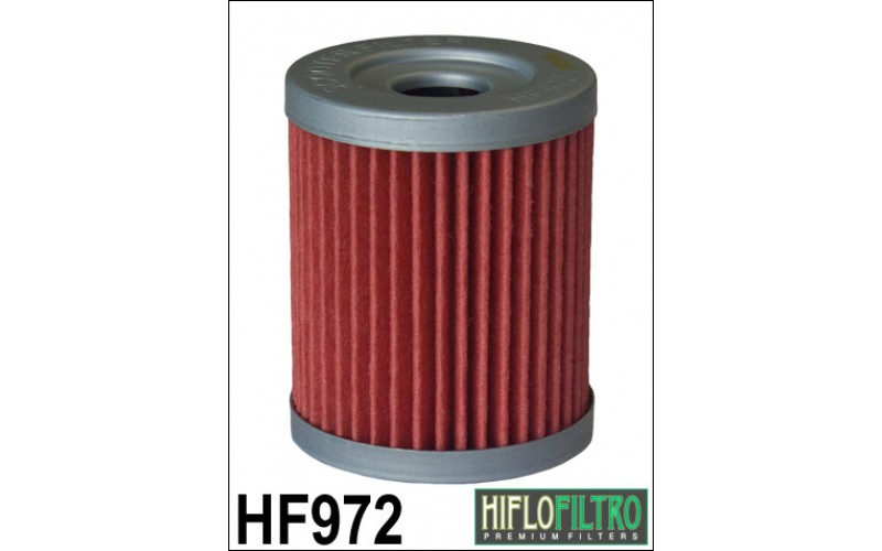 Фильтр масляный Hiflo для Suzuki, SYM, Yamaha, oil filter HF972 (16510-25C00, 5RU-13440-00-00)