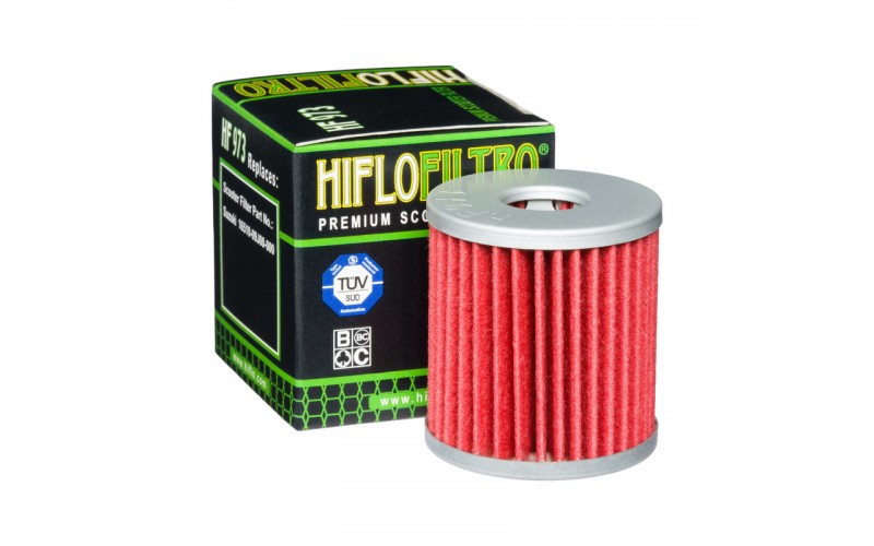 Фильтр масляный Hiflo для Suzuki Address 110, oil filter HF973 (16510-09J00)