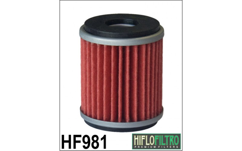 Фильтр масляный Hiflo для Yamaha, oil filter HF981 (5D3-13440-00, 5TA-13440-00-00; 5YP-E3440-00-00, 4D9-13440-00-00, 1S7-E3440-00-00)