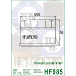 Фильтр масляный Hiflo для Kymco, Yamaha, oil filter HF985 (1541A-LBA2-E00, 5DM-13440-00-00)