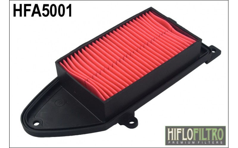 Фильтр воздушный Hiflo для Kymco Agility 125, air filter  HFA5001 (1723C-KHB4-900, 1723C-LEJ3-E10, 06611003)