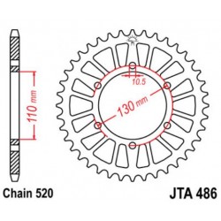JT звезда задняя JTA486