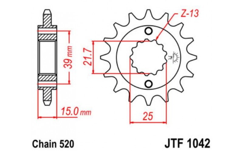 JT звезда передняя JTF1042