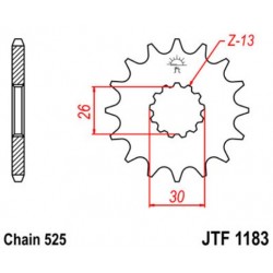 JT звезда передняя JTF1183