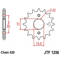 JT звезда передняя JTF1256