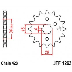 JT звезда передняя JTF1263