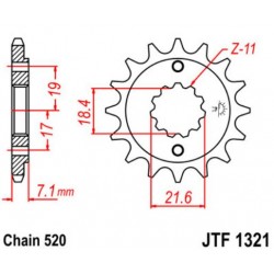 JT звезда передняя JTF1321