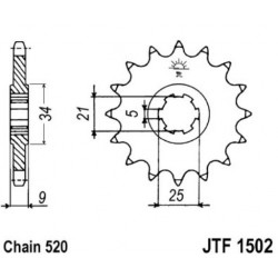 JT звезда передняя JTF1502