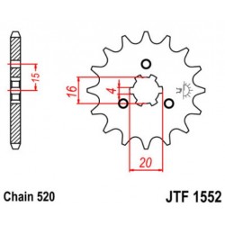 JT звезда передняя JTF1552